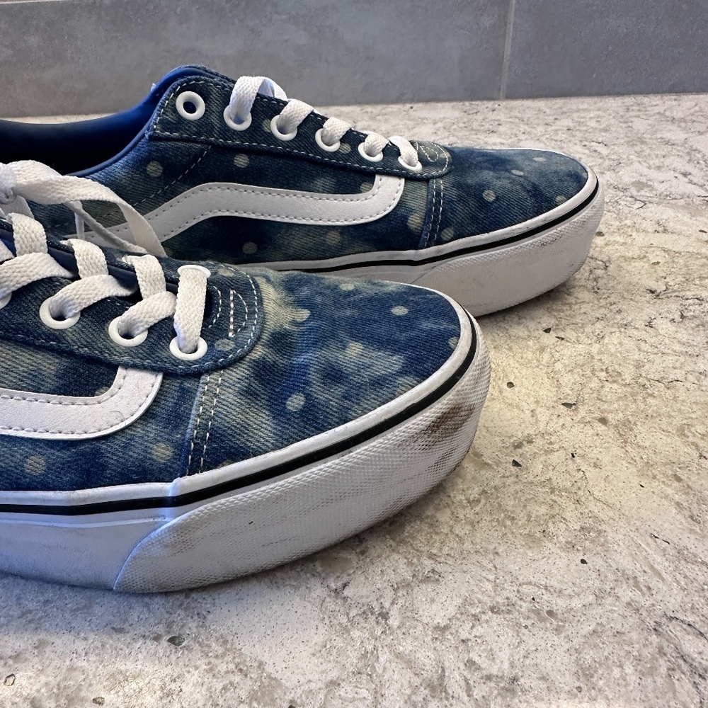 Vans Polk - a dot‎ blue Vans Size 9 - Picture 5 of 12